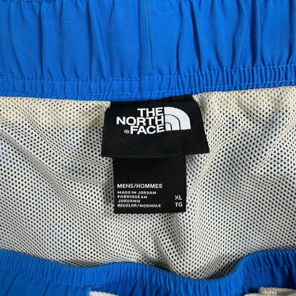 The North Face Class V Men’s XL Blue Nylon Belted Shorts 7” Inseam Mesh Lined